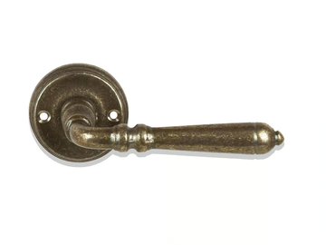 PERLA PICCOLA - Bronze door handle on rose by GIARA ART DESIGN-BRONZE - view 3